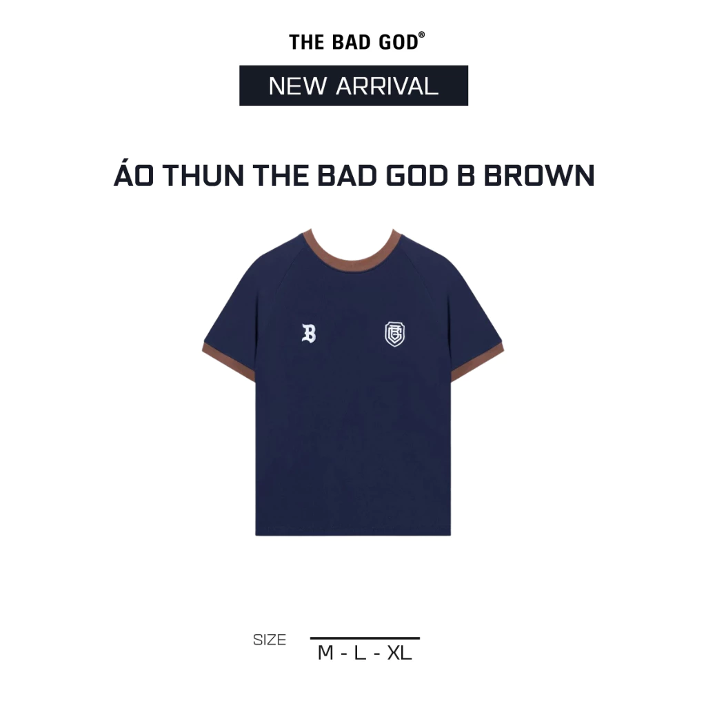 Áo Nam Nữ The Bad God B Brown Tee Form Rộng Cotton Local Brand Unisex