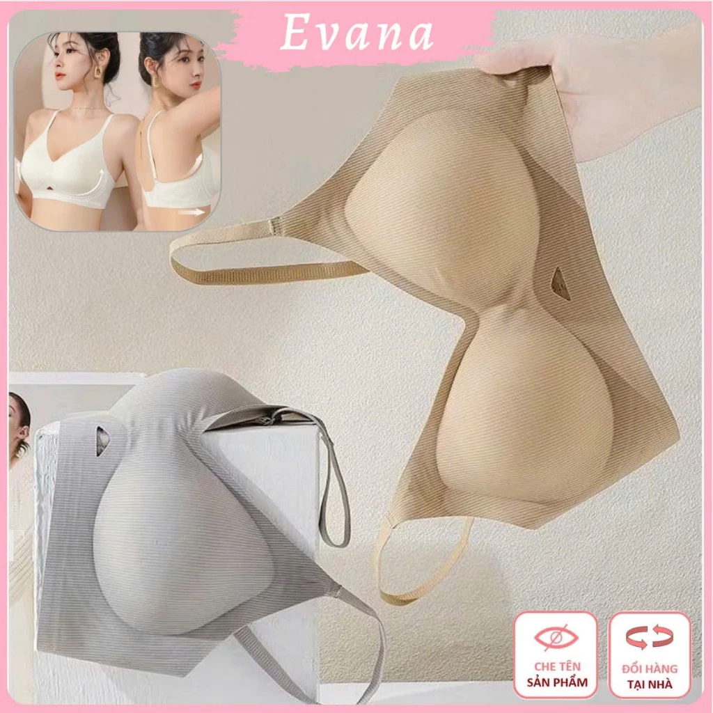 [ĐẸP LOẠI 1] Áo Lót Nữ Nâng Vòng 1 Chất Su Mát, Phom Giọt Nước Gom Quả Chống Xệ, Bản Lưng To Hạn Chế Ngấn Lưng A168