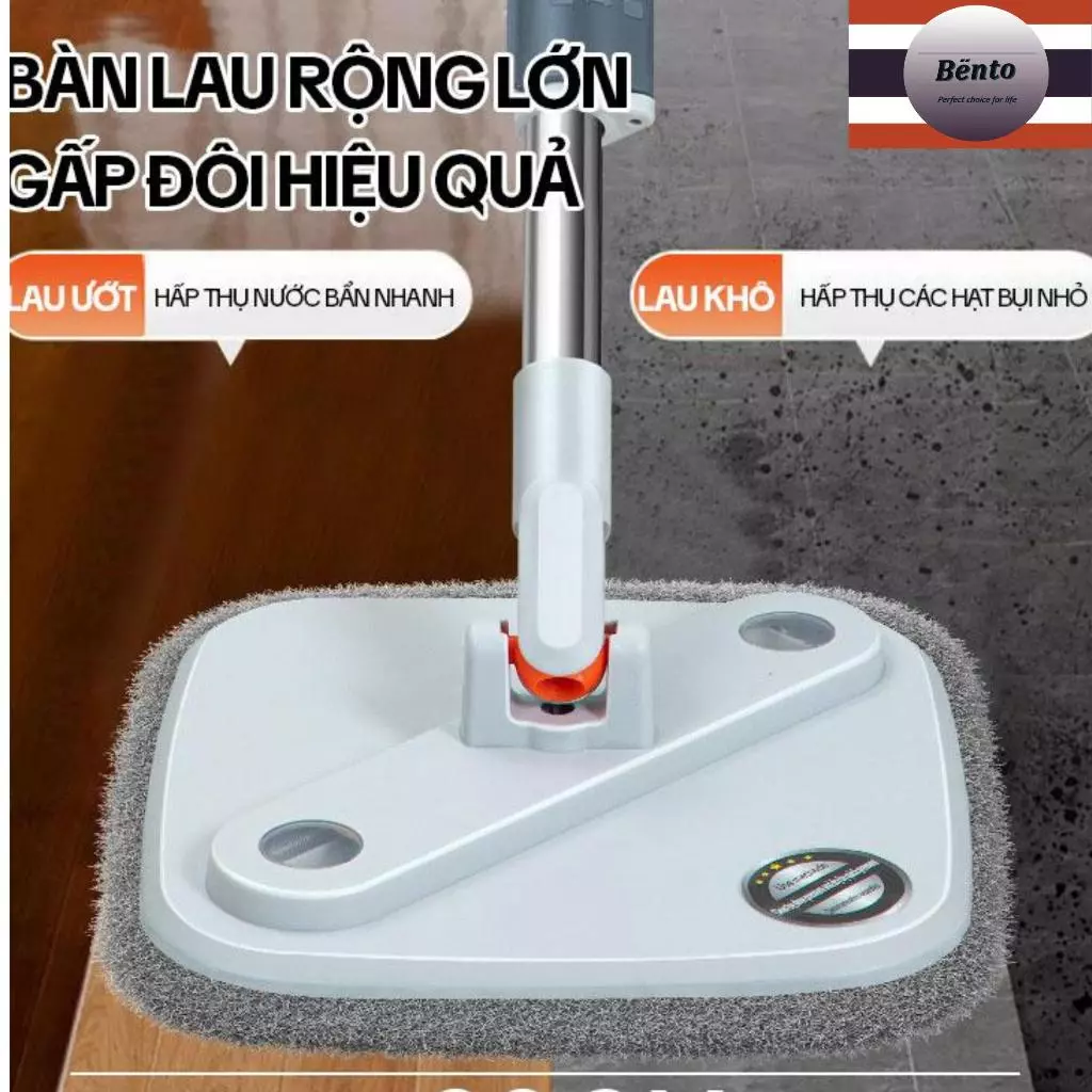 Cây lau thay thế (kèm 1 bông lau) bộ lau nhà tách nước bẩn Bentomop TN2- bán lẻ theo mẫu hình ảnh đi kèm
