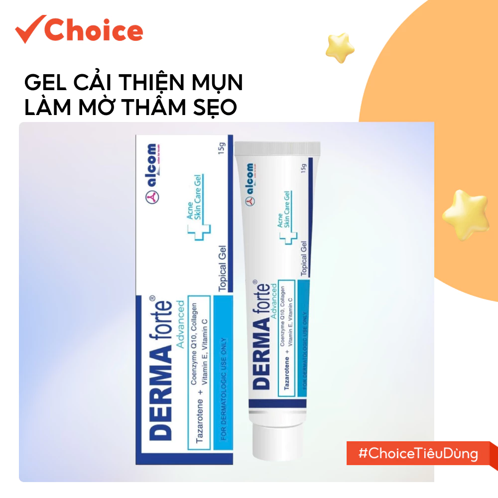 [Choice] Gel cải thiện mụn, làm mờ thâm sẹo Derma Forte Advanced FM1-2134-7 15g/tuýp