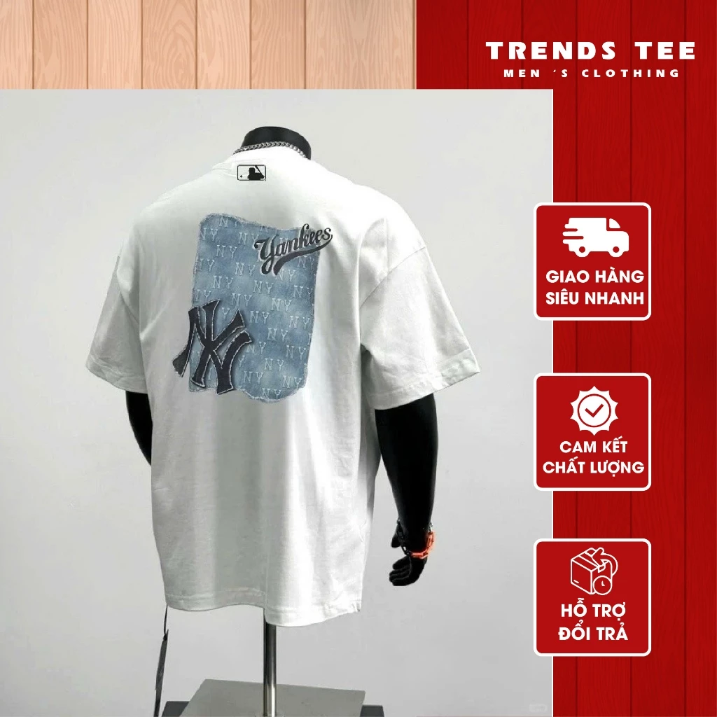 Áo Thun Nam Nữ Cotton 100% Cao Cấp 250Gsm In Hình Ny Yankess Form Dày Dặn Co Giãn 2 Chiều
