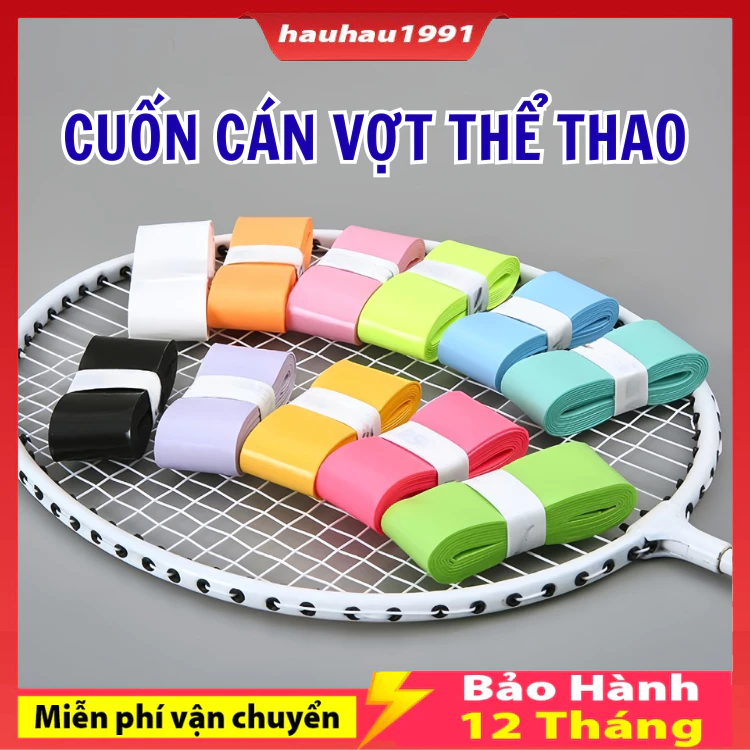 ( COMBO 5 ) Cuốn Cán Vợt Pickleball Cao Cấp, Có Thể Cuốn Được Vợt Cầu Lông, Tennis, Cần Câu Cá Chống Mồ Hôi Tay