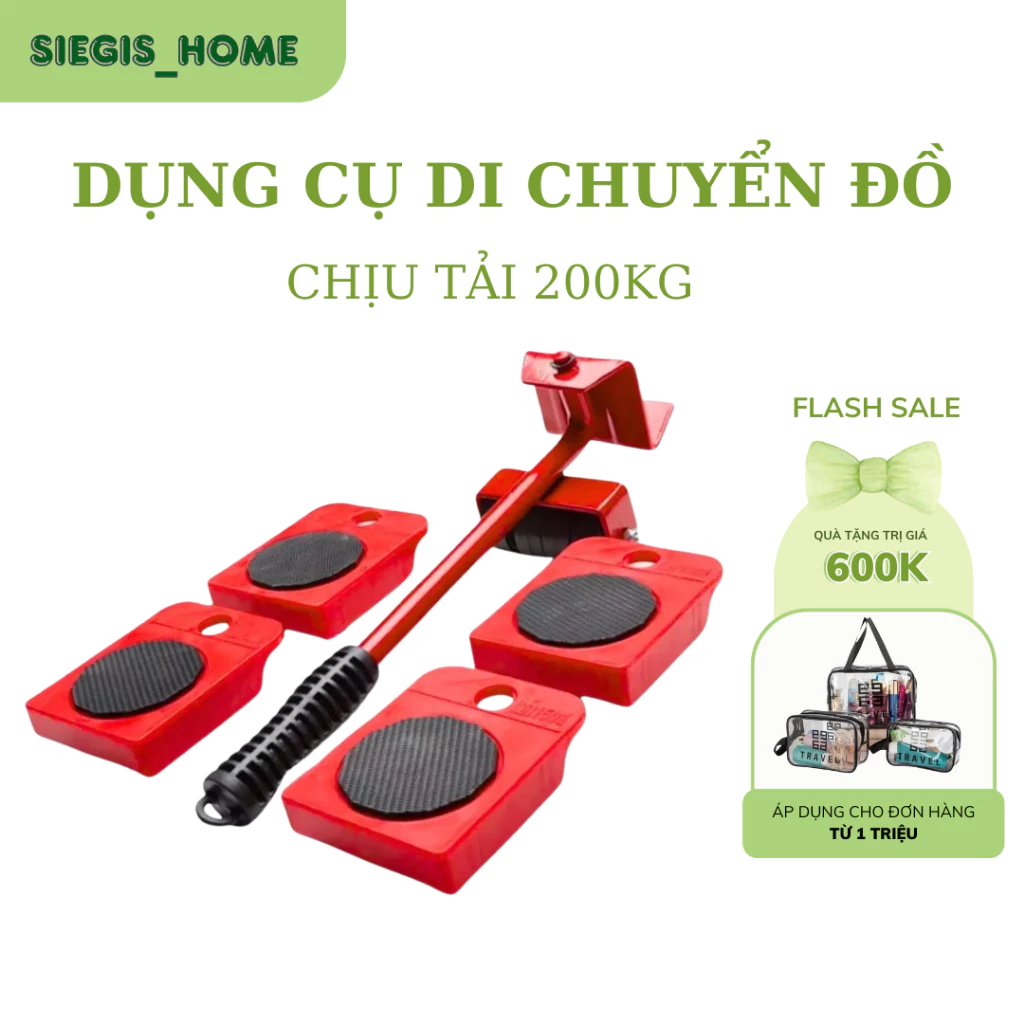 Dụng Cụ Di Chuyển Đồ Đa Năng Chịu Tải 200kg Thế Hệ Mới Thông Minh Dễ Dàng Chuyển Đồ Nặng ( Hàng Nhập Khẩu )