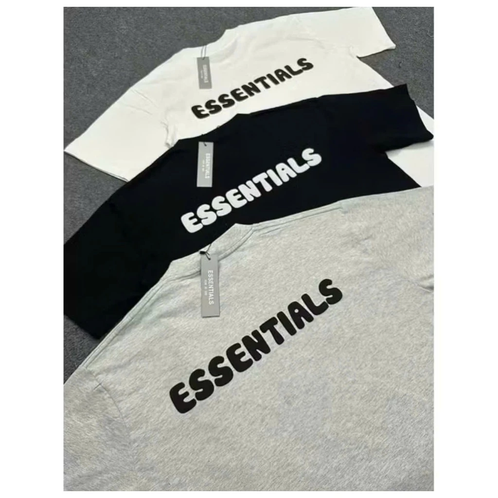Áo thun ESSENTIALS chất 100% cotton 250GSM dày dặn, mặc mát không nhăn