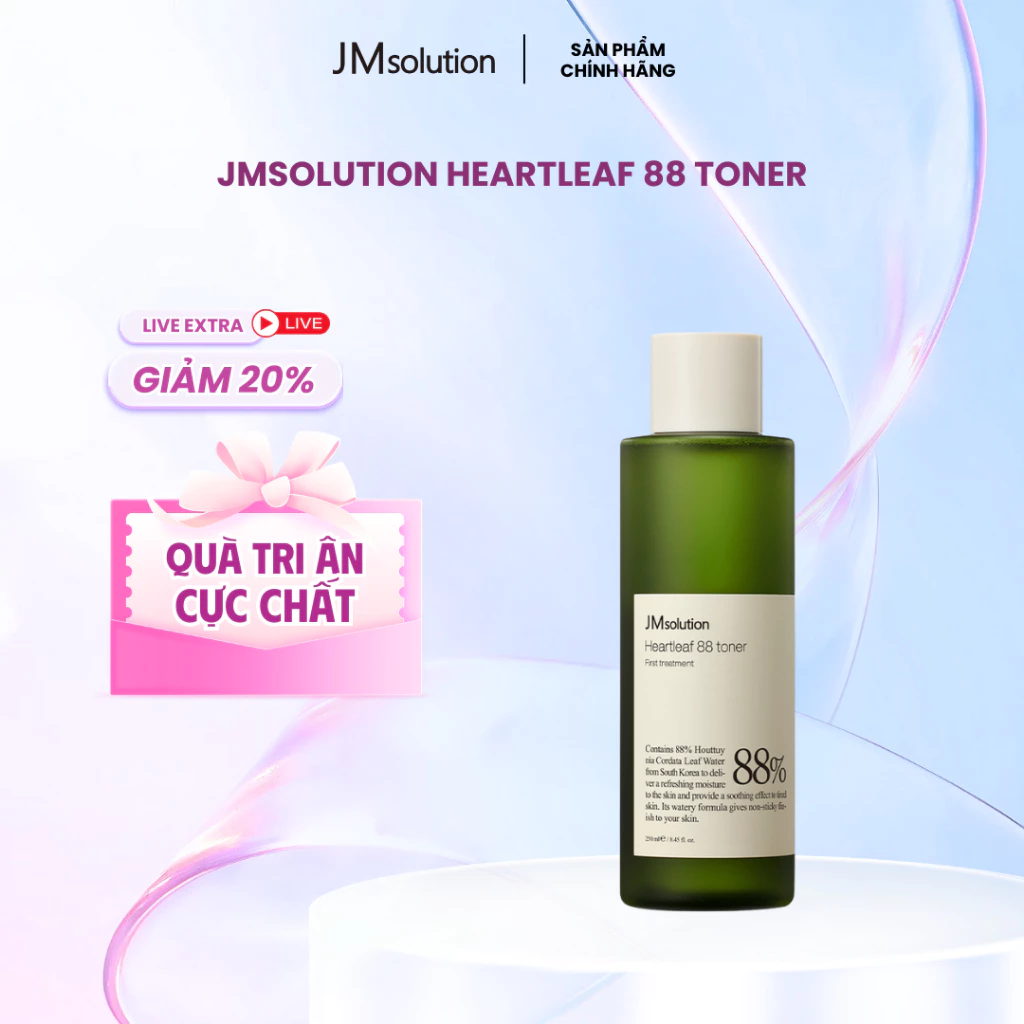 Nước Cân Bằng Da Chiết Xuất Diếp Cá HEARTLEAF 88 Toner - JMSolution