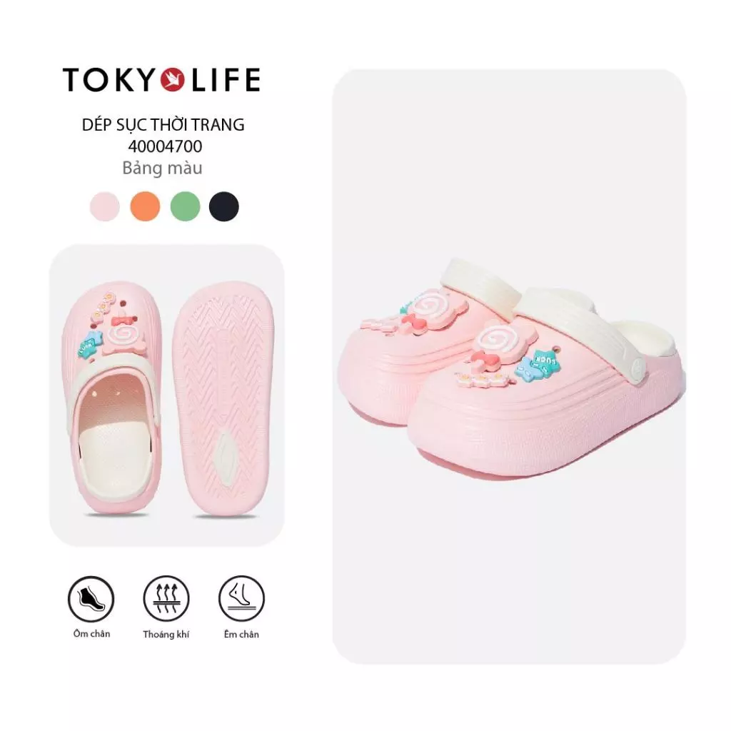 Dép Sục Nữ Siêu Nhẹ Thoáng Khí Êm Chân 40004700 - TOKYOLIFE