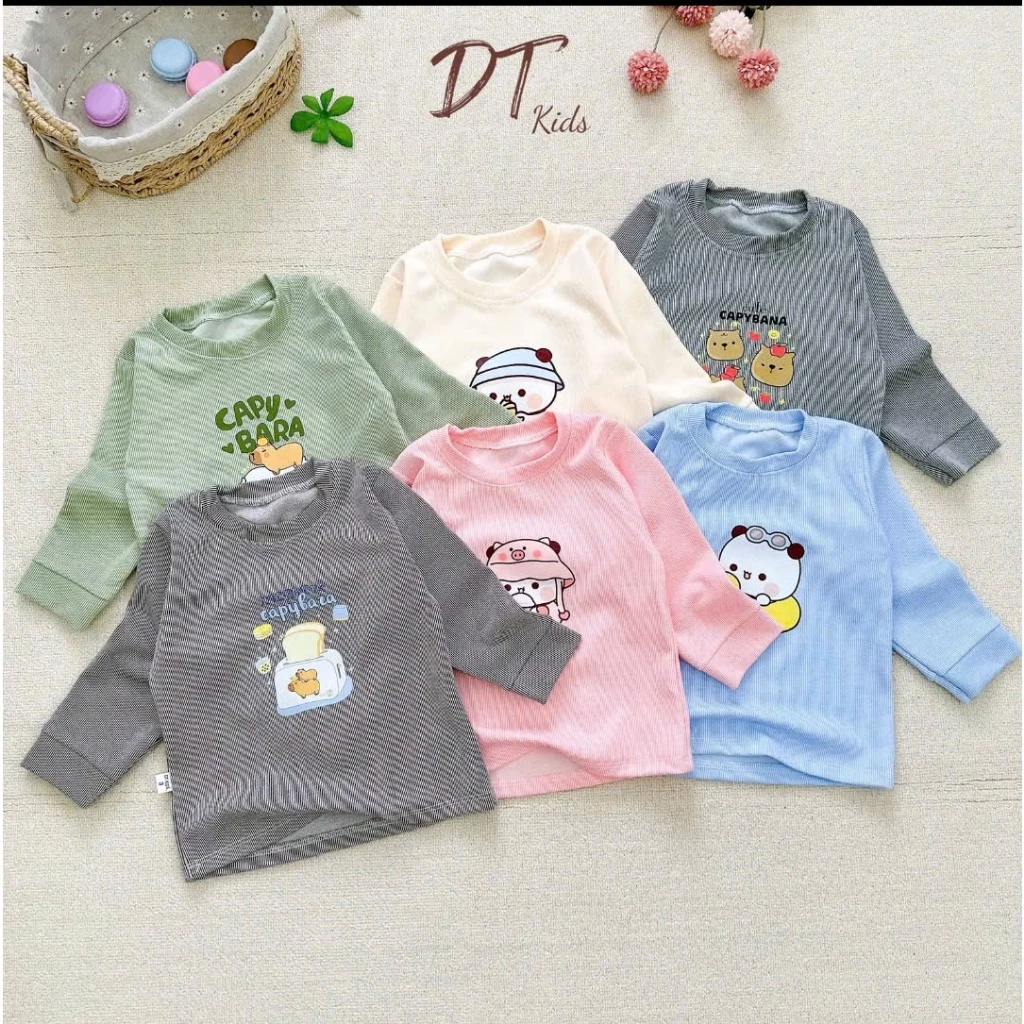 Combo 4 ÁO nỉ len dày, ấm cho bé trai và bé gái từ 6 tháng đến 3 tuổi