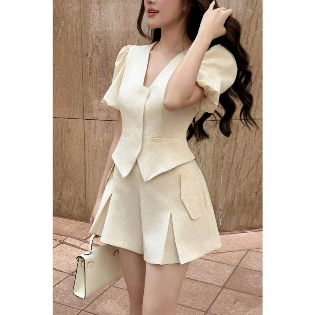(BIGSIZE 40-70KG) SÉT BỘ THIẾT KẾ ÁO TAY PHỒNG SANG CHẢNH HIỆN ĐẠI,THANH LỊCH,THOẢI MÁI,THOÁNG MÁT