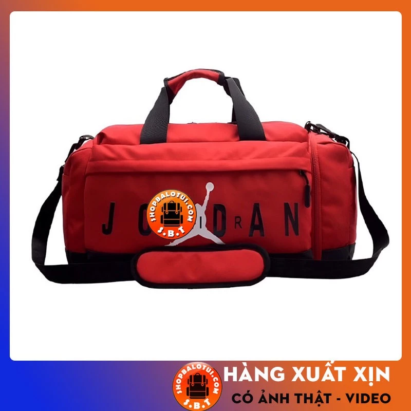 Túi Trống Tròn Thể Thao Nam Nữ Cao Cấp Có Ngăn Để Giày JD, Túi Tập Gym Nhiều Ngăn Đi Đá Bóng Banh Chất Vải Chống Nước