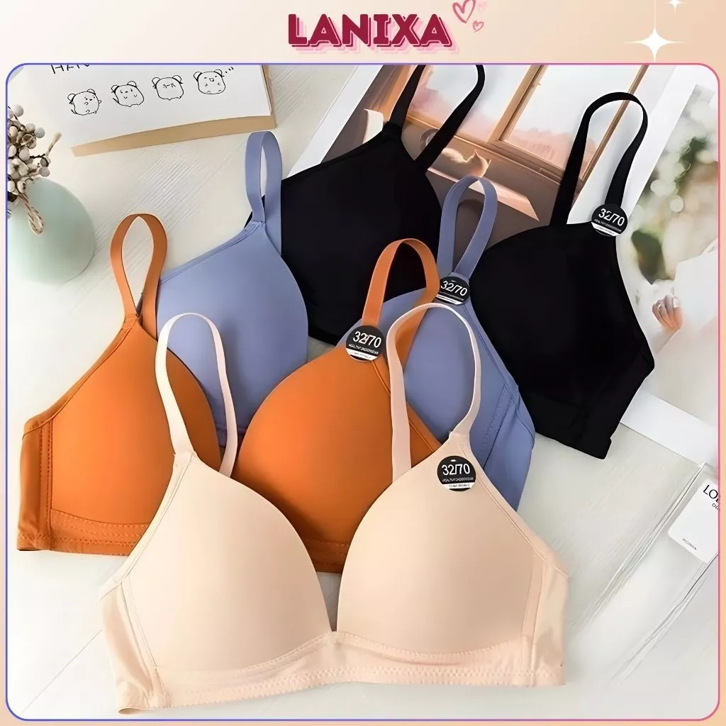 [ Xả hàng ] Áo lót nữ không gọng đệm mút mỏng nâng ngực nữ thun lạnh mềm mại đẹp và gợi cảm LANIXA A639