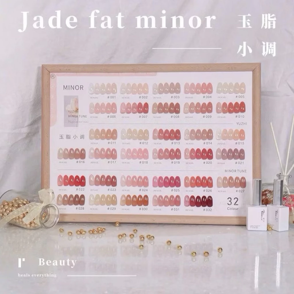 Sơn thạch lẻ 32 màu lẻ chai [ Set thạch hồng]