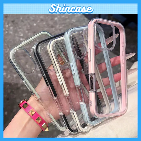 Ốp Lưng iPhone Chống Sốc Macaron Màu Kẹo Sang Trọng 2 In 1 cho iP 7/8/X/XS/11/12/13/14/15/16/17/18/Plus/Pro/Max/Air