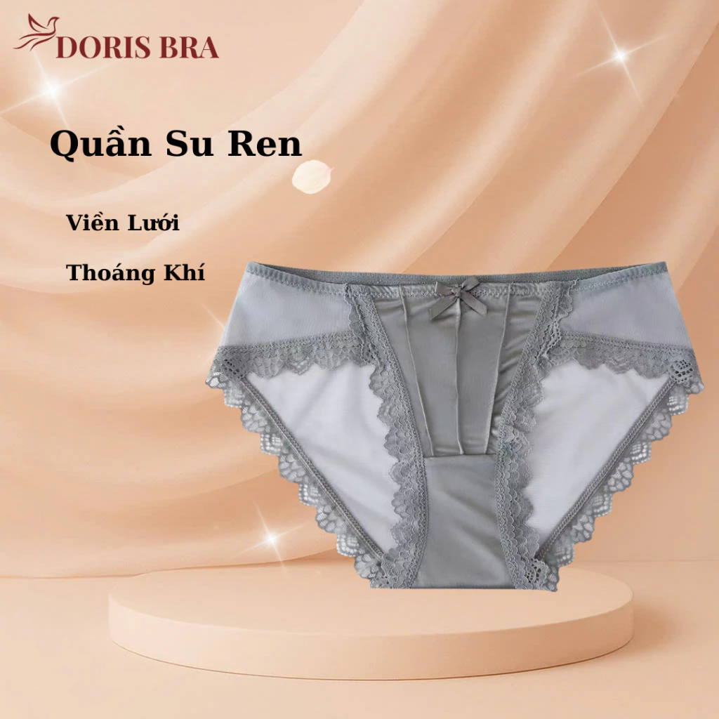 Quần Lót Nữ DORIS Quần Lót QL1019 Su Ren Lưới Sexy Gợi Cảm Quyến Rũ