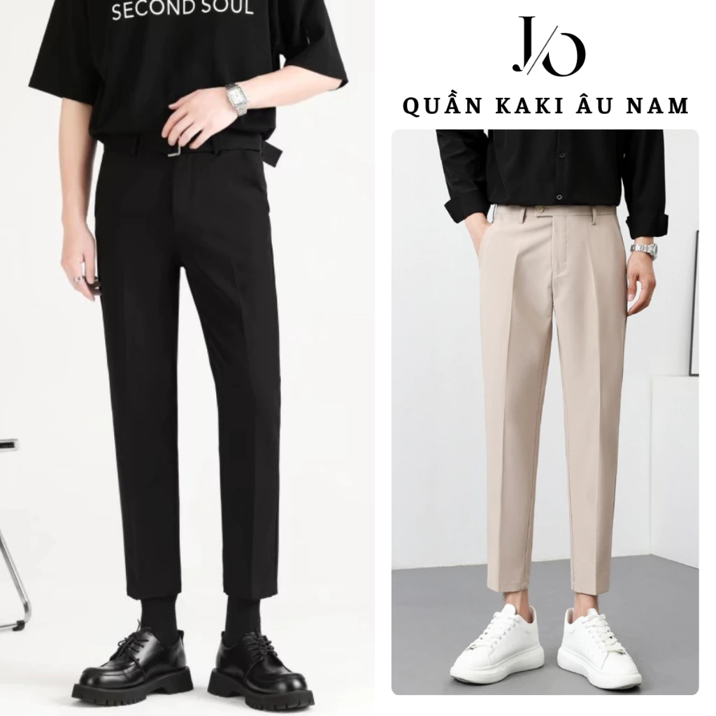 Quần Âu Nam SlimFit Co Giãn Nhẹ Dáng Đứng Quần Tây Âu Nam Vải Cotton Không Xù Lông Trẻ Trung Năng Động MIAA