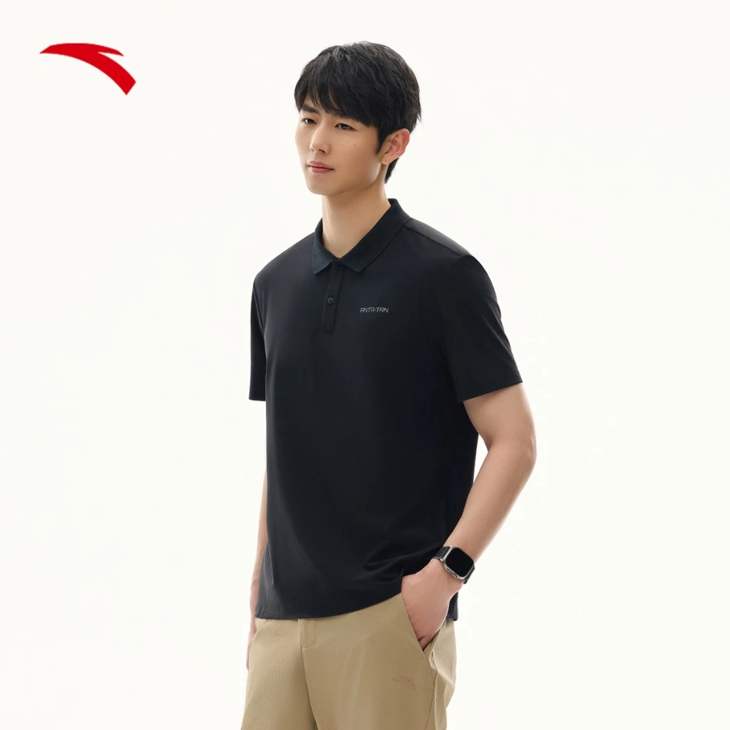 Áo polo thể thao nam Cross-training Anta Sports 1524C7166U Áo thể thao mang lại cảm giác mát lạnh và thoải mái khi mặc