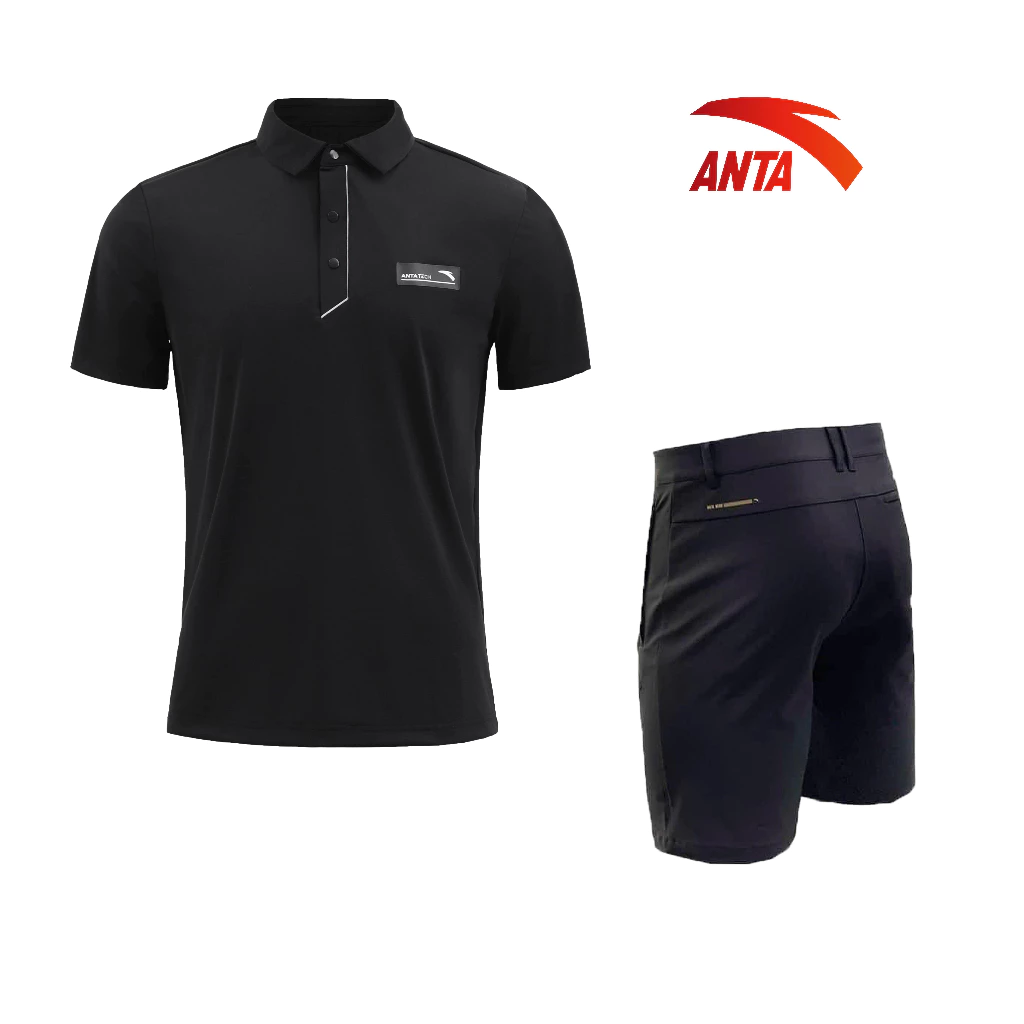 Sét Bộ Nam ANTA Chính Hãng Form Xuông, Vải Thể Thao Mềm Mát Và Co Giãn Size S - XXL Menswawer