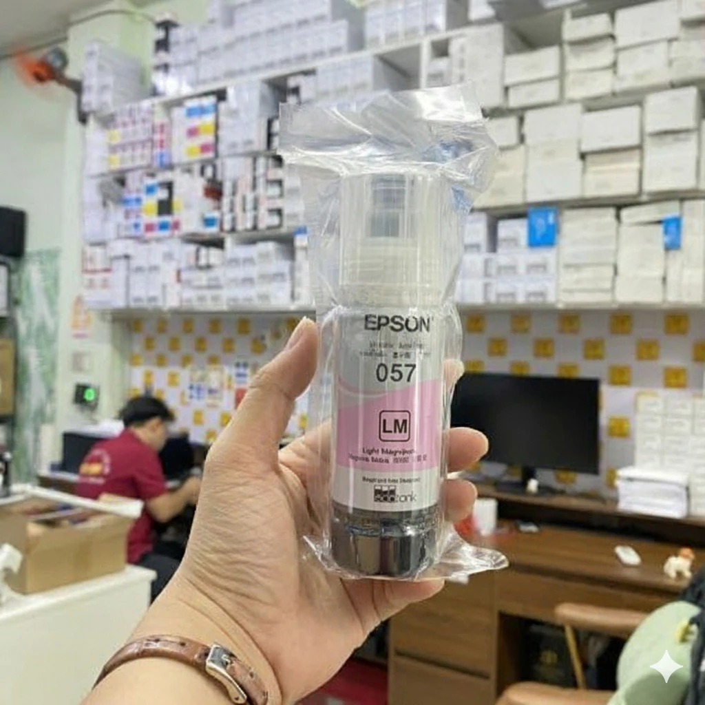 Mực in màu Chính Hãng Bóc máy Epson 057 (LM) – Cho máy L8050/ L18050