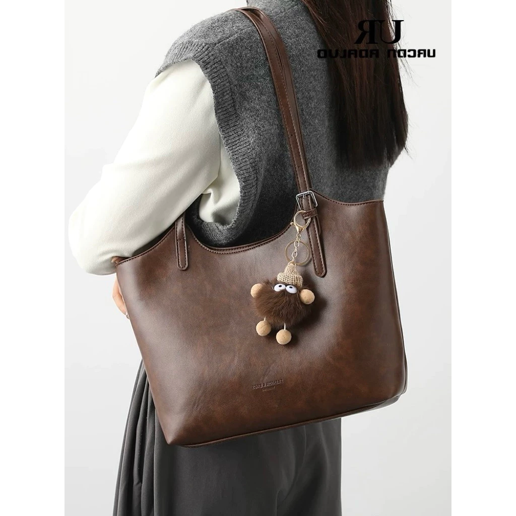 Túi xách nữ da PU cao cấp phong cách Hàn Quốc – Tote bag đeo vai thời trang công sở đi học đi chơi
