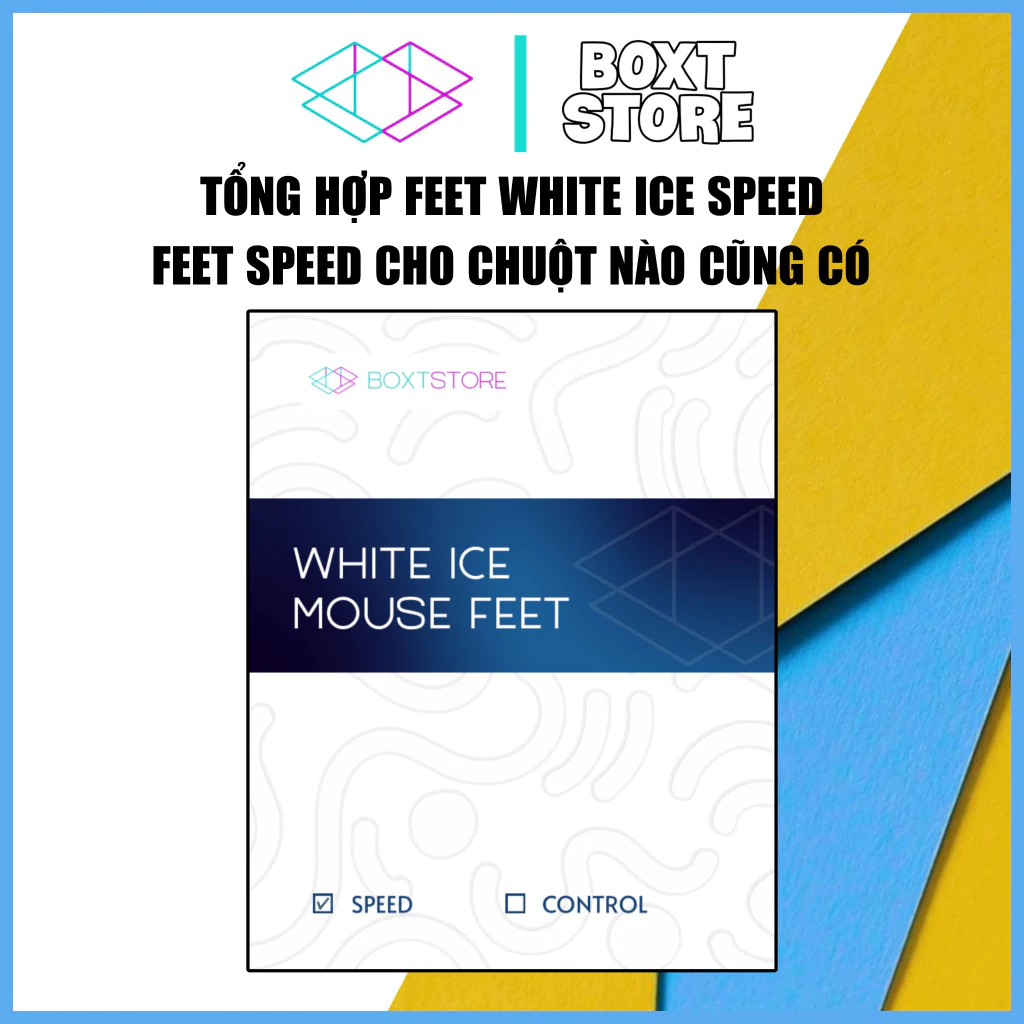 [Tổng Hợp] Mouse Feet BOXT PTFE WHITE ICE Speed Cho Chuột Gaming - BOXT STORE