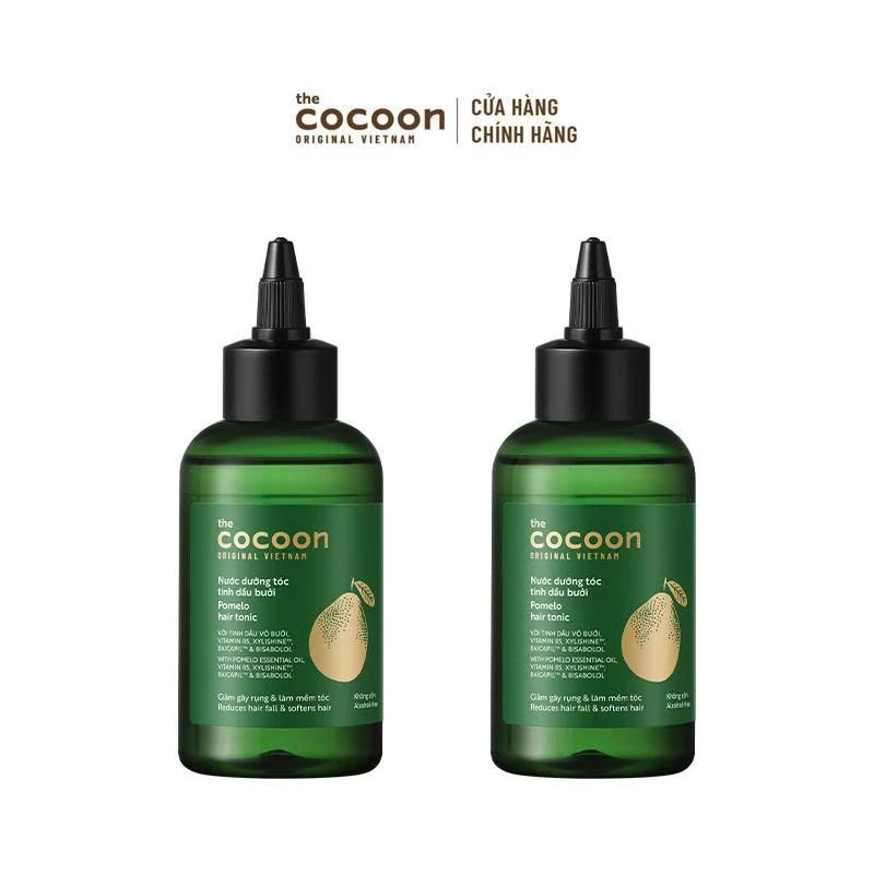 [MUA 2 GIẢM 41%] Combo 2 nước dưỡng tóc tinh dầu bưởi Cocoon ngăn ngừa gãy rụng và hỗ trợ mọc tóc 140ml