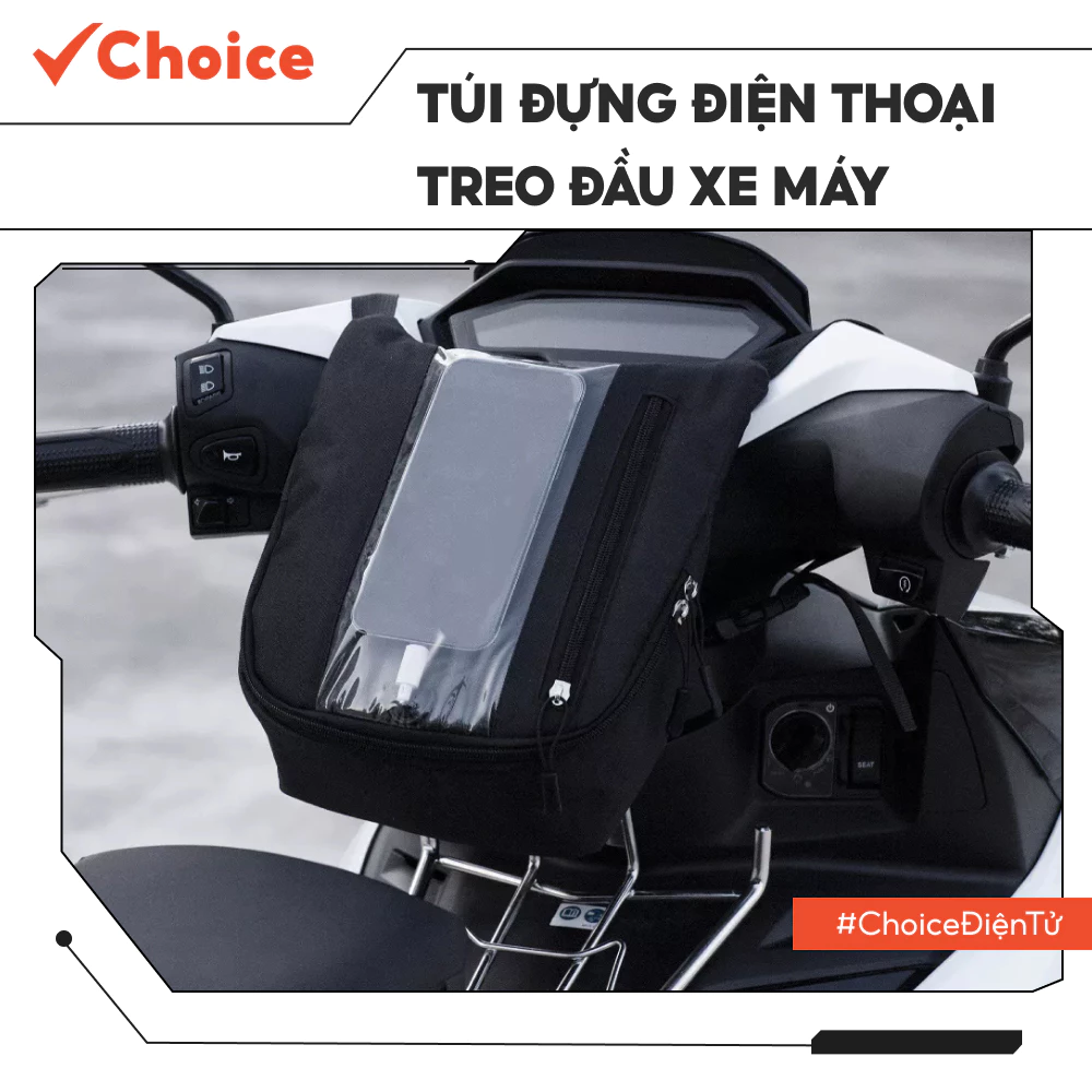 [Choice] Túi Treo Đầu Xe Máy LS1-2767-3 Đựng Điện Thoại Và Phụ Kiện Tiện Dụng