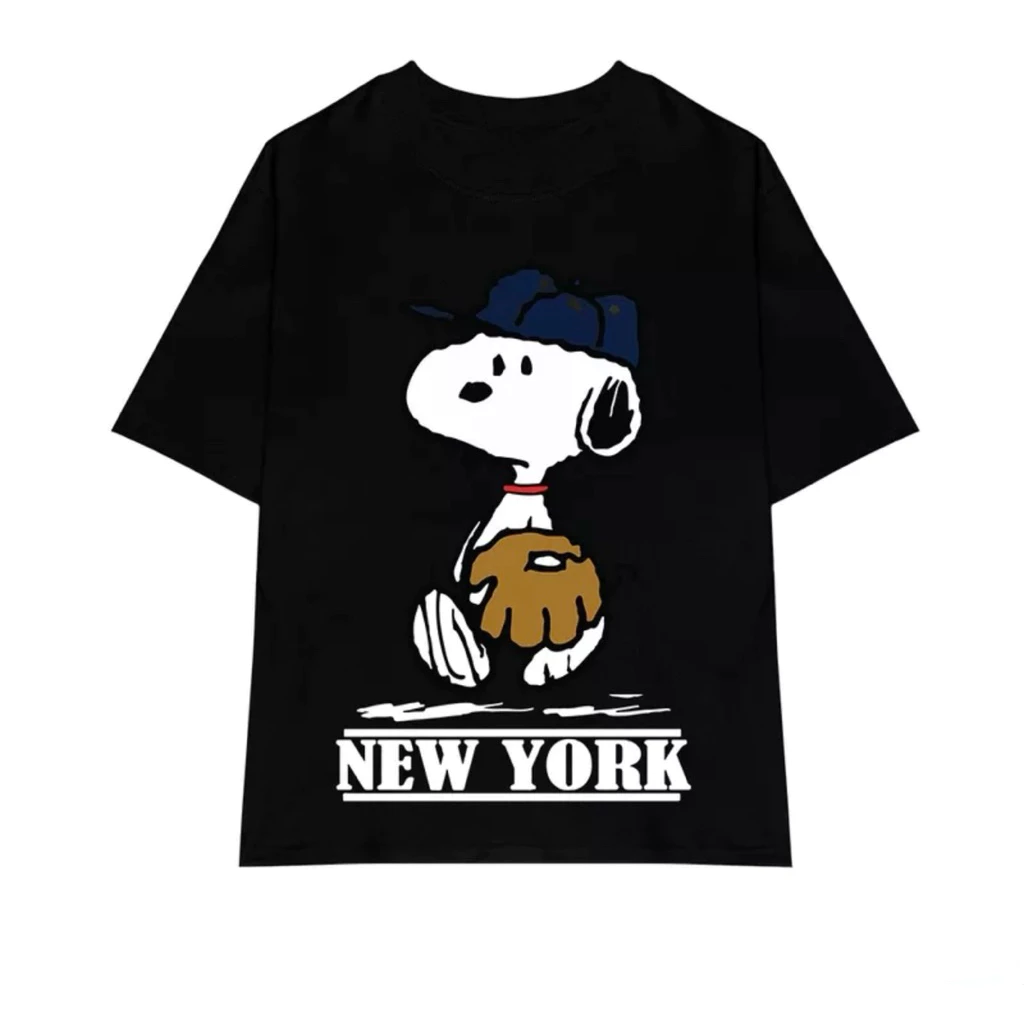 Áo Thun Ny Hoạt Hình Form Rộng - Không Xù Lông -Chất Mềm Mịn Dày Dặn Full Tag Mac Túi Zip