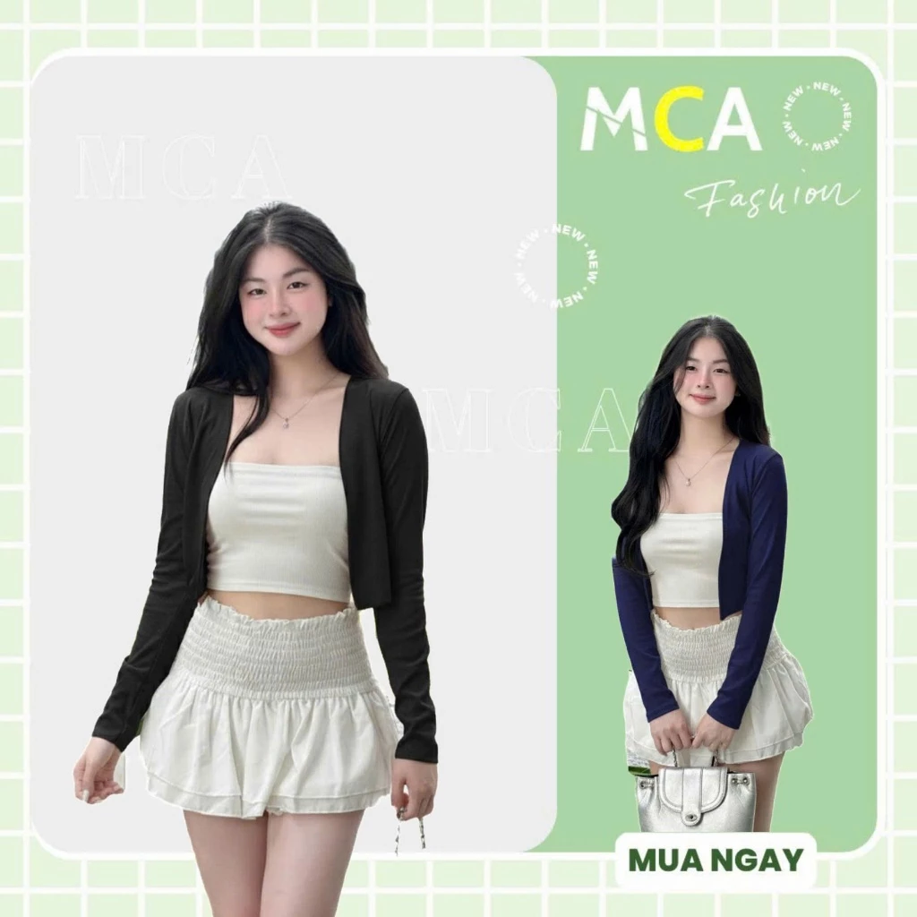 [Video Sp Thực Tế] Áo Khoác Cardigan Kiểu Dáng Basic MCA Phong Cách Nữ Tính A51463
