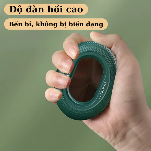 Vòng Tập Tay Silicon Luyện Tập Sức Mạnh Ngón Tay, Dụng Cụ Cầm Nắm Phục Hồi Chức Năng 9-36kg