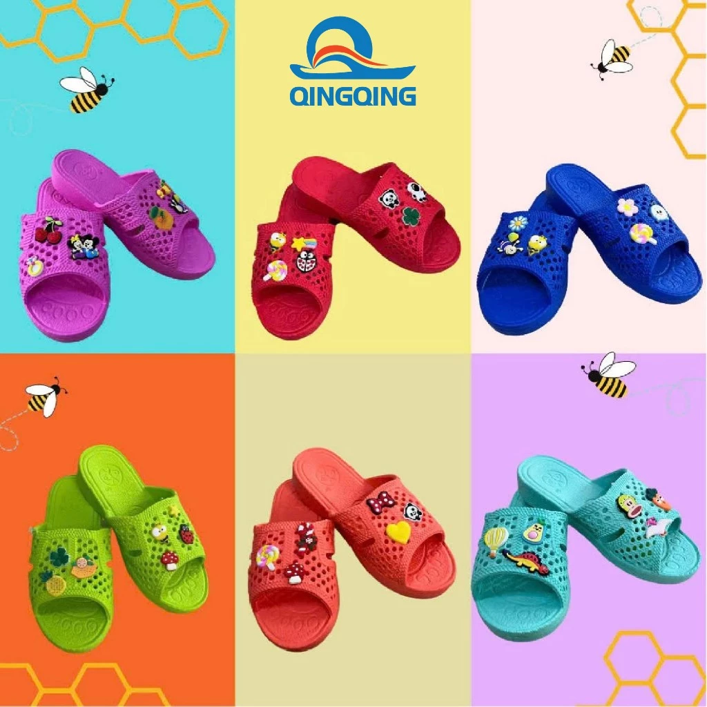 Dép tổ ong cho bé (Size 31-35) kèm Sticker dễ thương Form rộng cao cấp,nhựa EVA ,đế dày - Có HĐĐT