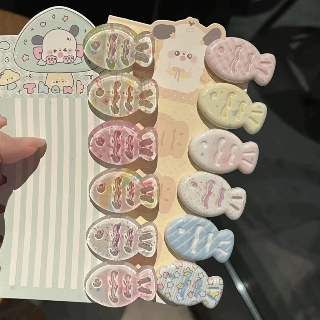Kẹp tóc cá màu pastel dễ thương