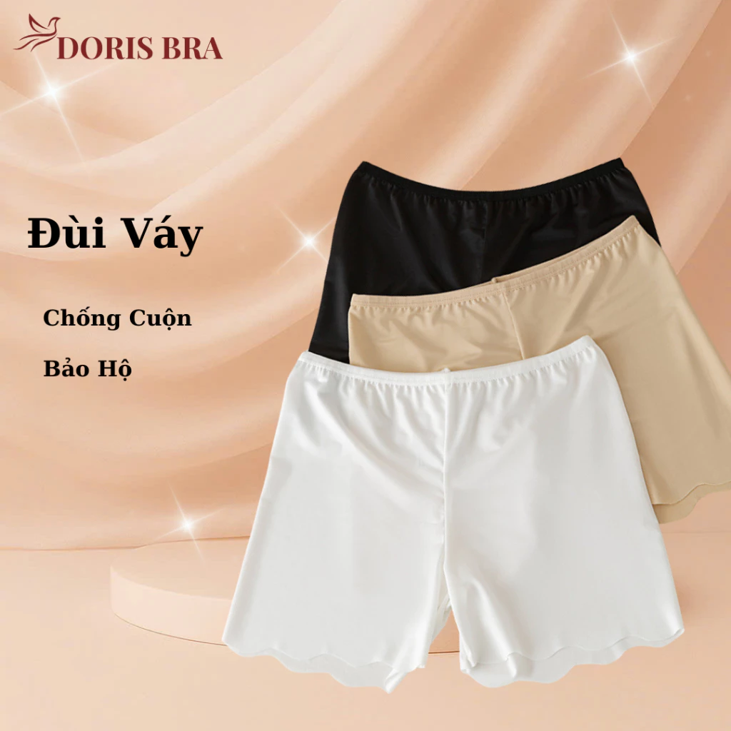 Quần bảo hộ,QL889-Quần lót su trơn mặc trong váy