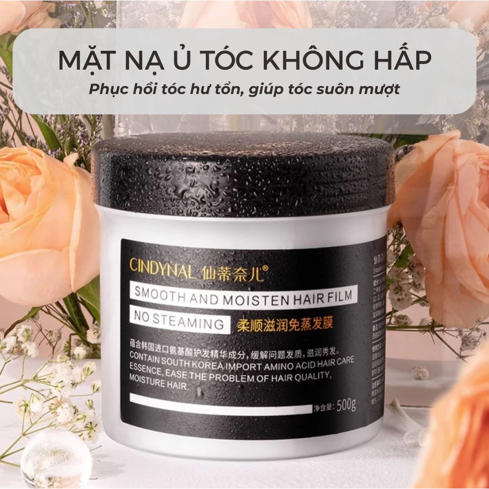 Kem Ủ Tóc Cindynal Thành Phần Amino Axit Giúp Tóc Suôn Mượt 500g Arganmidas