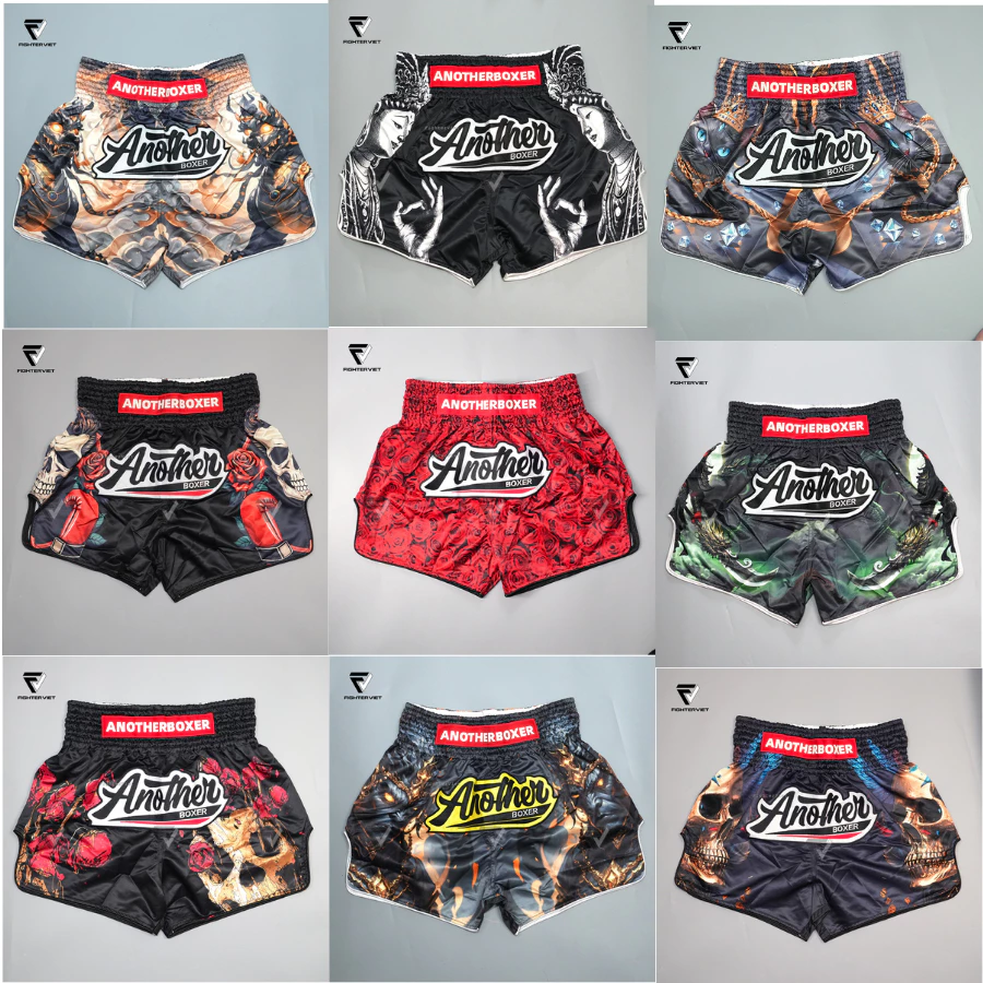 [ HOT 2026 ] Quần Muay Thái Another Chính Hãng Muay Thai Short Chất Liệu Satin Cao Cấp
