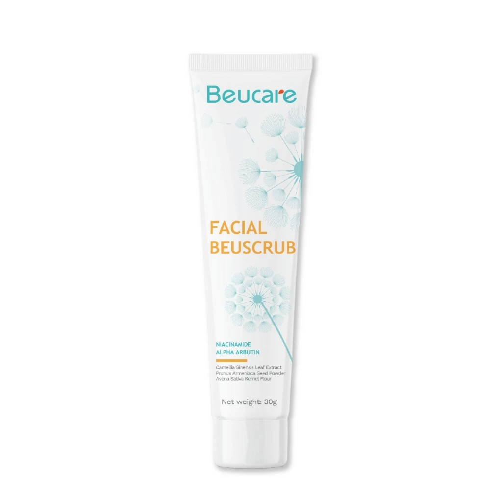 [ Gift ] Tẩy tế bào chết mặt BEUSCRUB trà xanh, tẩy da chết mặt ,thấm hút dầu thừa , làm sạch da 30g