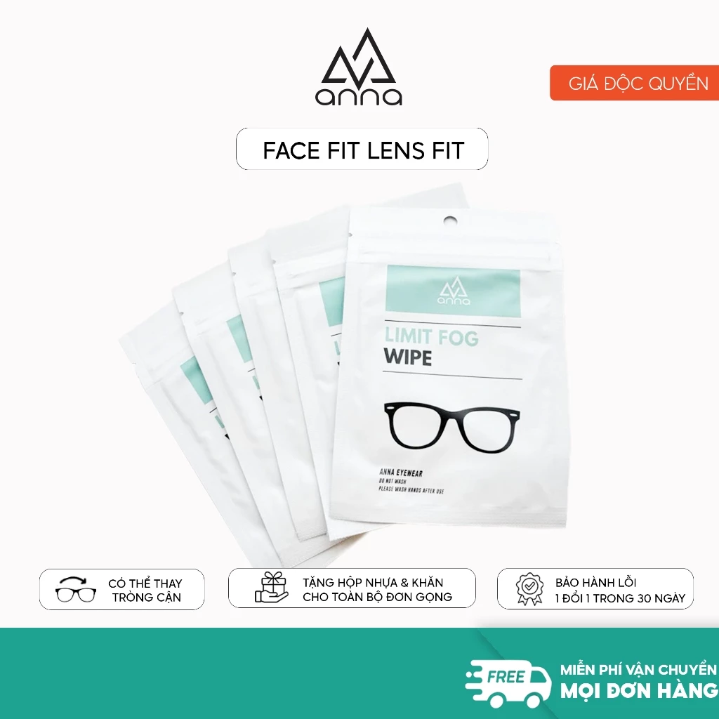 Khăn Nano lau kính chống bám hơi nước khi đeo khẩu trang - Anna