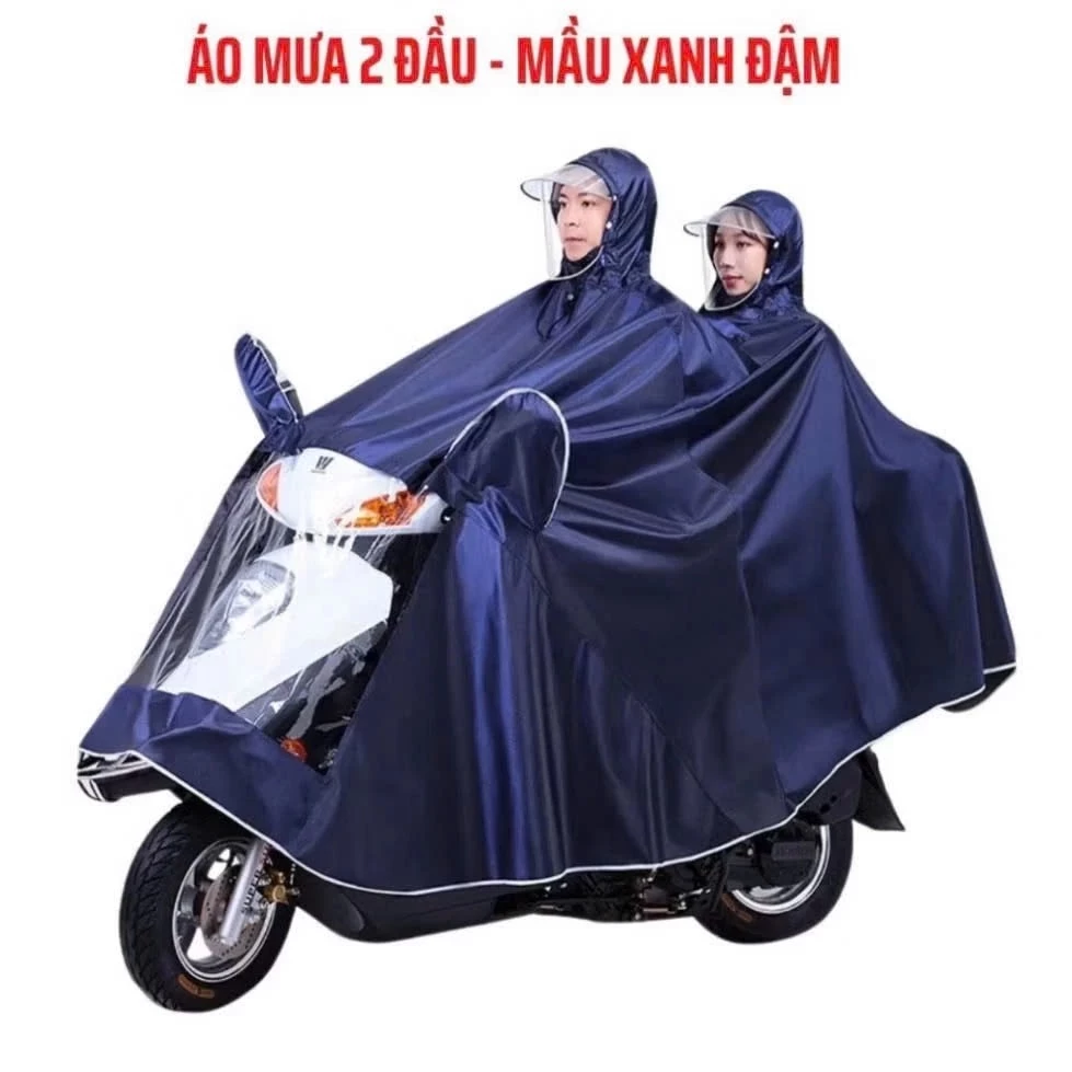 Áo mưa phản quang Ánh Dương cỡ đại 7XL Loại 2 Mũ (2 Người) Chống Thấm