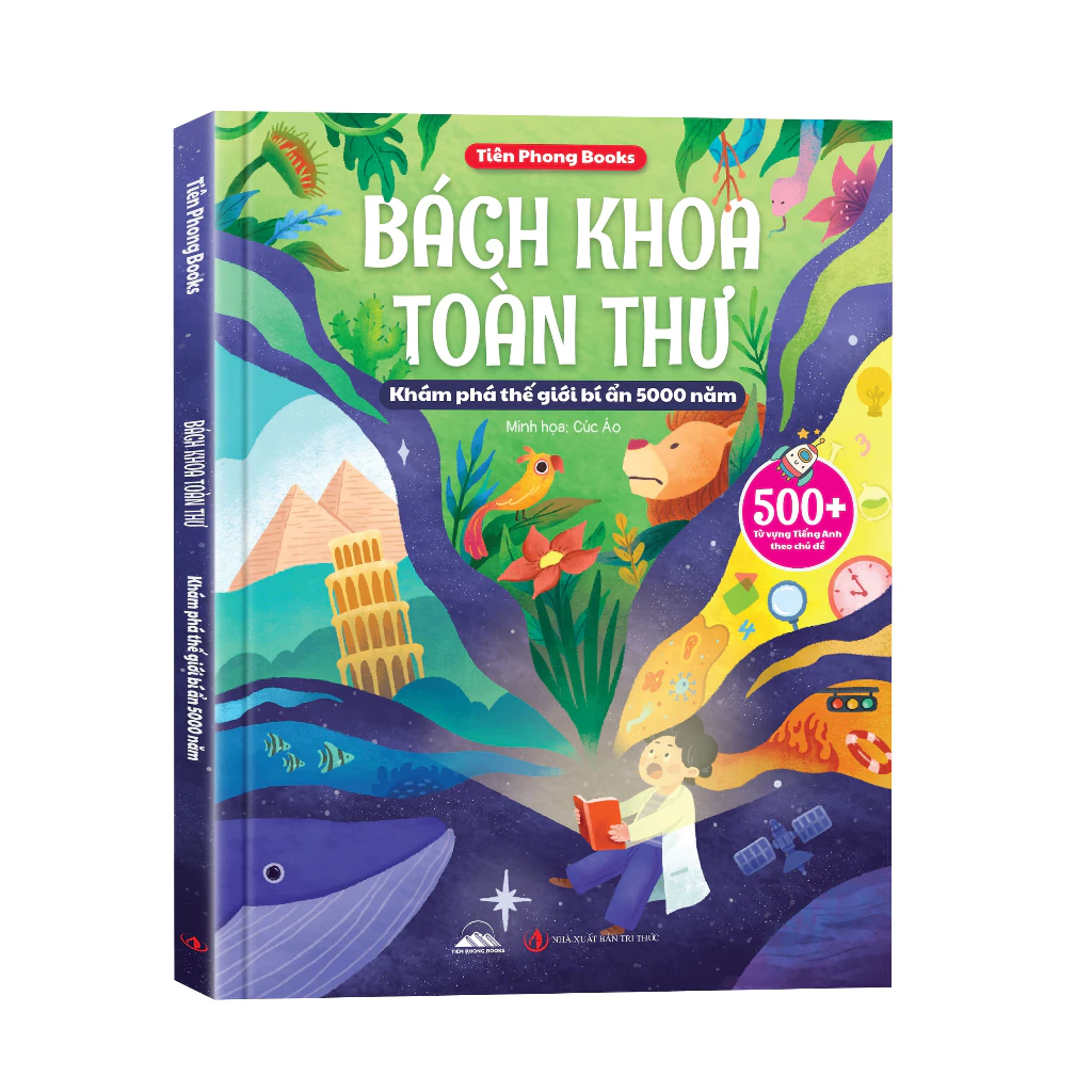 Sách - Bách Khoa Toàn Thư Khám Phá thế Giới Bí Ẩn 5000 Năm - Sách Thiếu Nhi Giúp Bé Phát Triển IQ đang được đối chiếu cho người mua tại Việt Nam