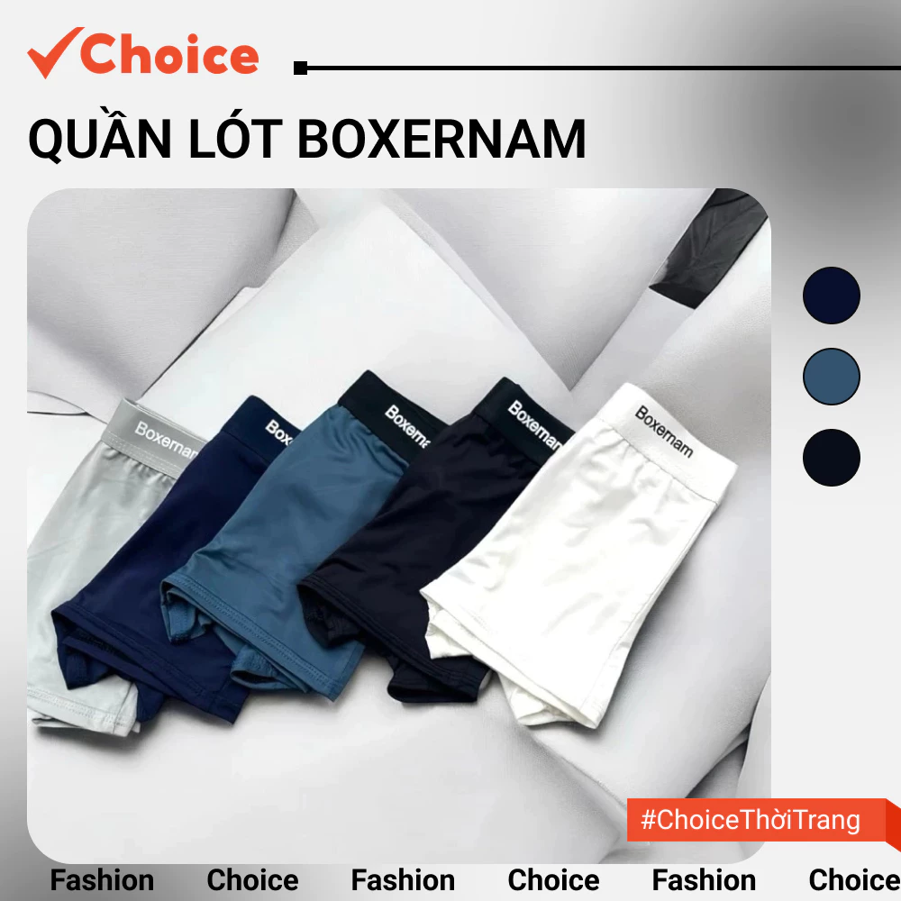 Combo 5 Quần Sịp Nam Choice FA1-0020-20 Thun Lạnh Boxernam, Co Giãn, Thoải Mái