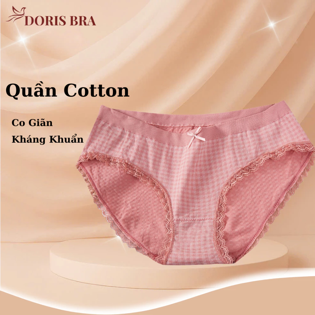 QL321-Quần lót cotton co giãn 8 chiều kháng khuẩn hàng Nhật