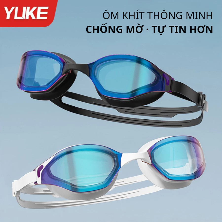 Kính bơi người lớn YUKE YJ011 chống nước, chống sương, chống tia UV
