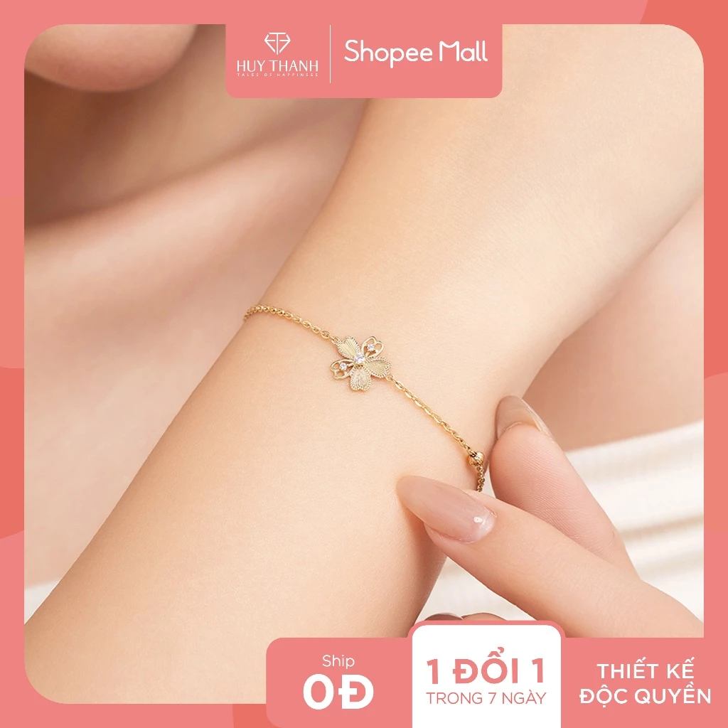 Lắc Tay Vàng Tây 14k LBZ022 Huy Thanh Jewelry