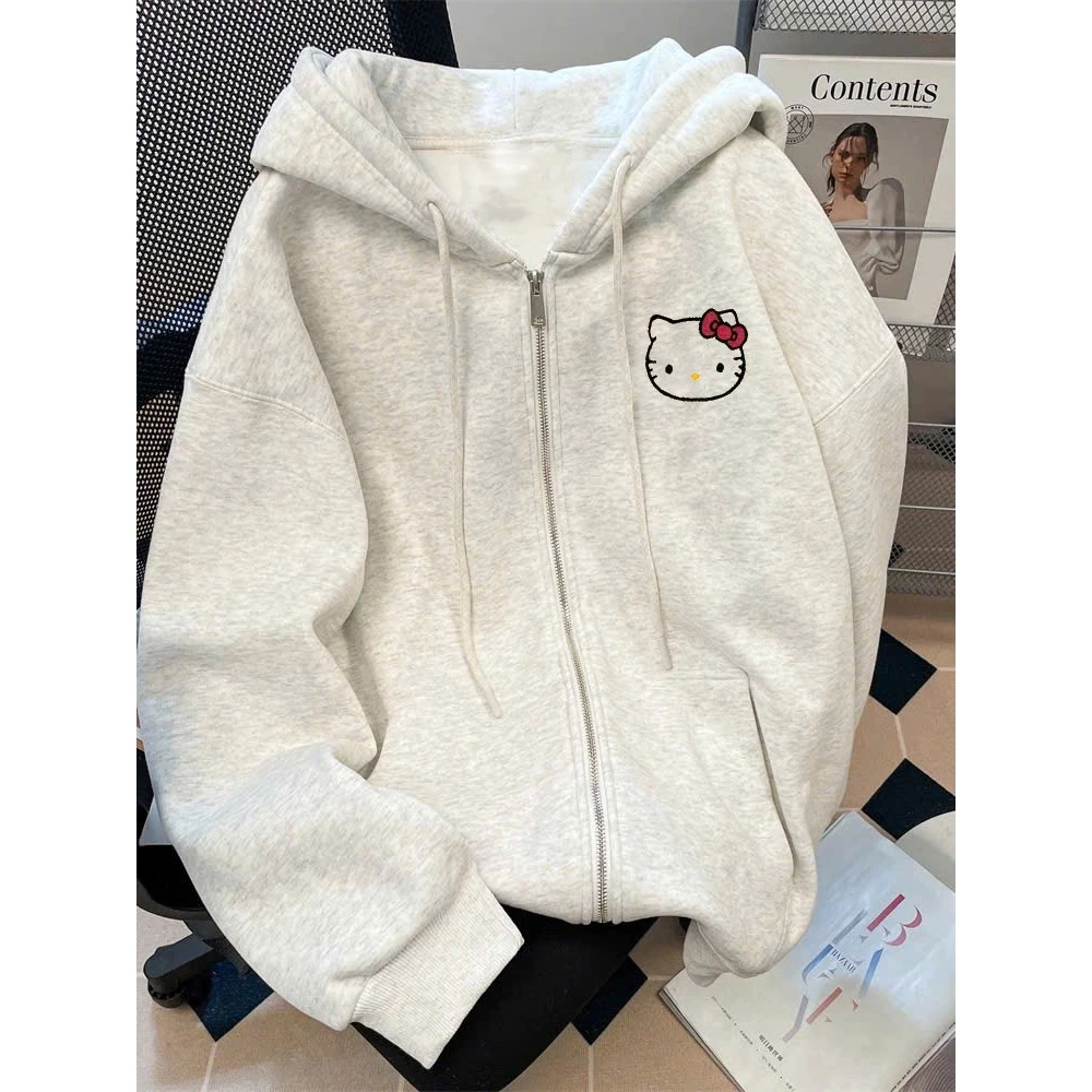 Áo Khoác Nỉ Hoodie Zip Khóa Kéo/ Áo Hoodie/ Áo Sweater MÈO BASIC Form Rộng Nam Nữ Mũ To 2 Lớp Có Túi Trong Chất Nỉ Bông