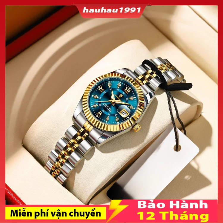Đồng Hồ Nữ KASRLUO  Thời Trang Cao Cấp Mạ Sáng Bóng Chống nước