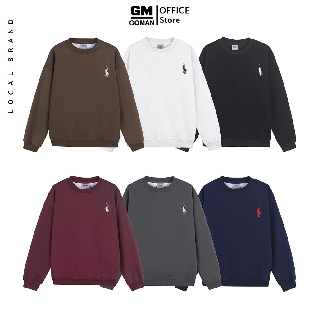 [DEAL MỞ BÁN] Áo Sweater Nam Nữ Form Rộng Hình Thêu Ngựa, Chất Nỉ 2 Da Cao Cấp Giữ Nhiệt Cơ Thể Phong Cách Hàn Quốc