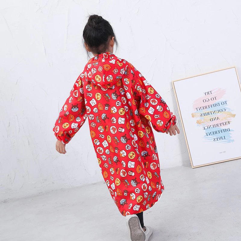 Áo mưa BÍT TRẺ EM (12 Tuổi) Ánh Dương vải dù chống thấm dành cho học sinh, (Cao 105-115Cm)