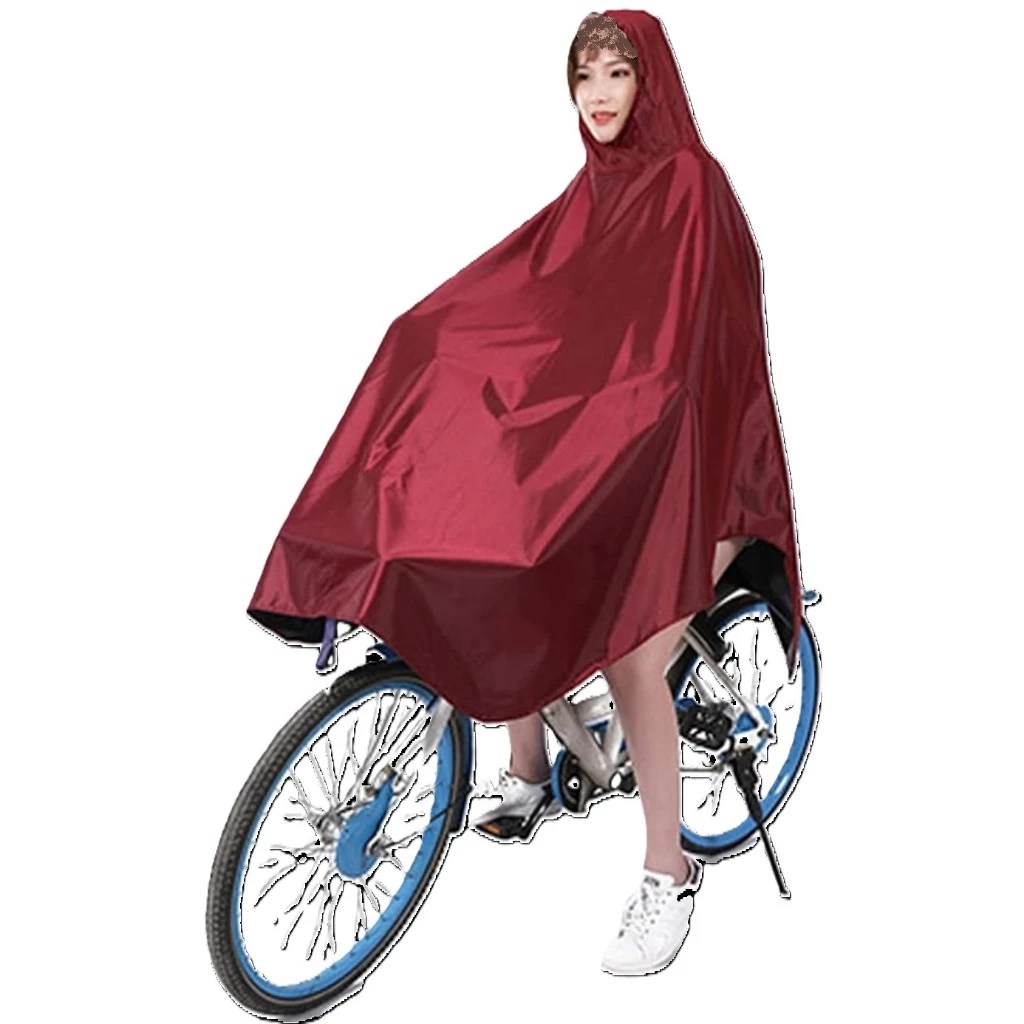Áo mưa học sinh tuổi Teen ÁNH DƯƠNG vải dù Màu ĐỎ (11-15 TUỔI)