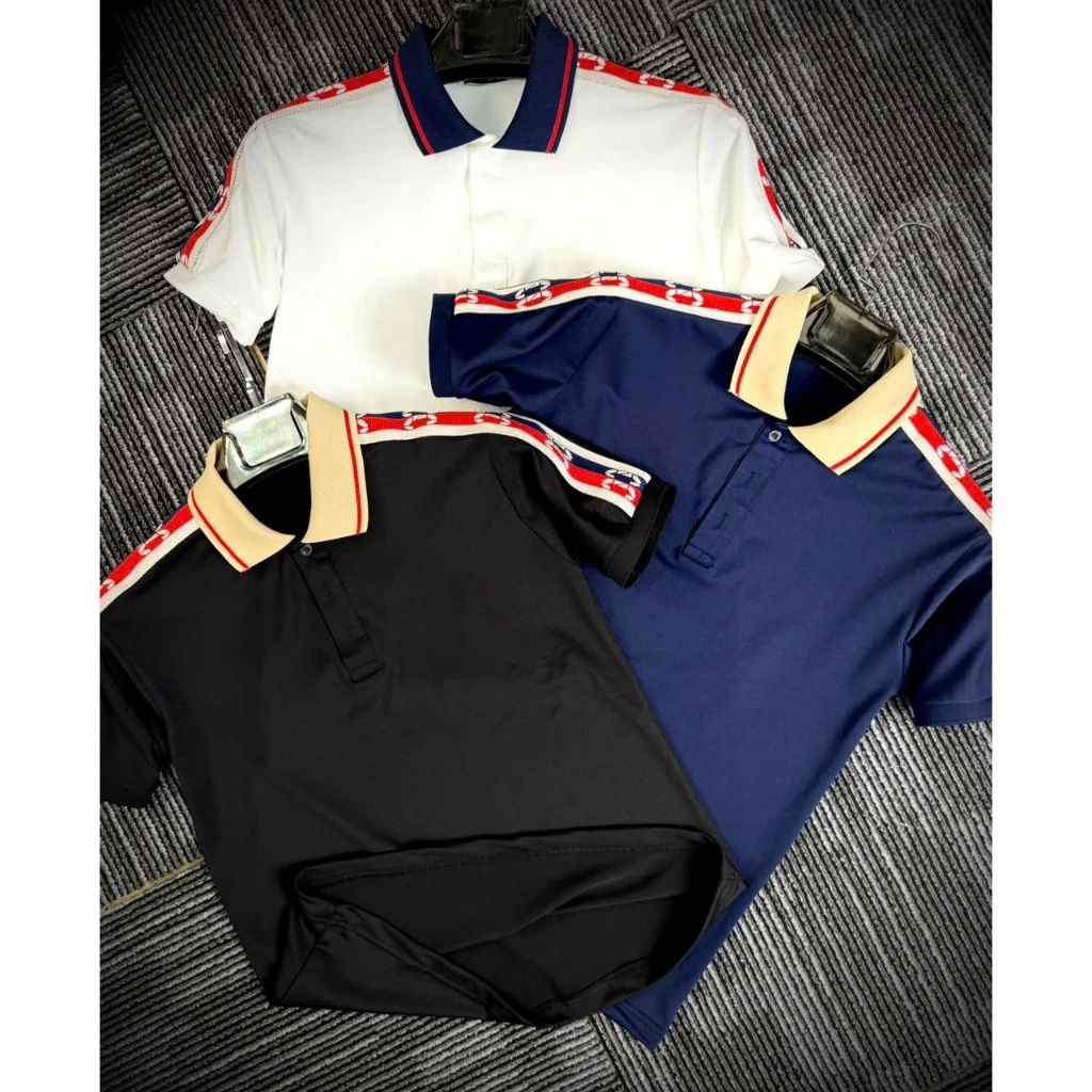 Áo Polo Nam Phối Viền Vai Tay Ngắn Mẫu Mới Hot Trend, Phối Đồ Cực Dễ- Menswear Có Cổ MENSWEAR TOP