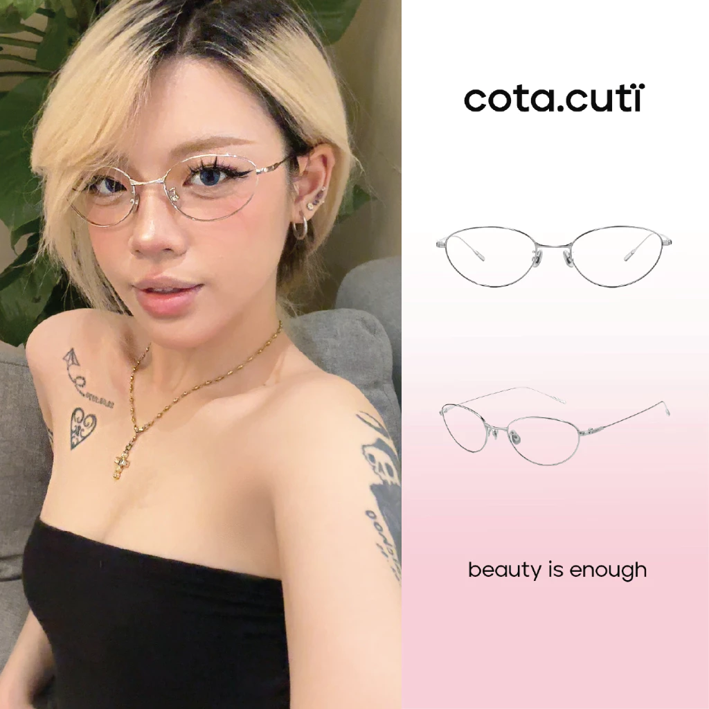 [Iris][cota.cuti x Veebong] Kính Cận/Kính Mắt Thời Trang cota.cuti - Gọng Kính Cá Tính, Chắc Chắn