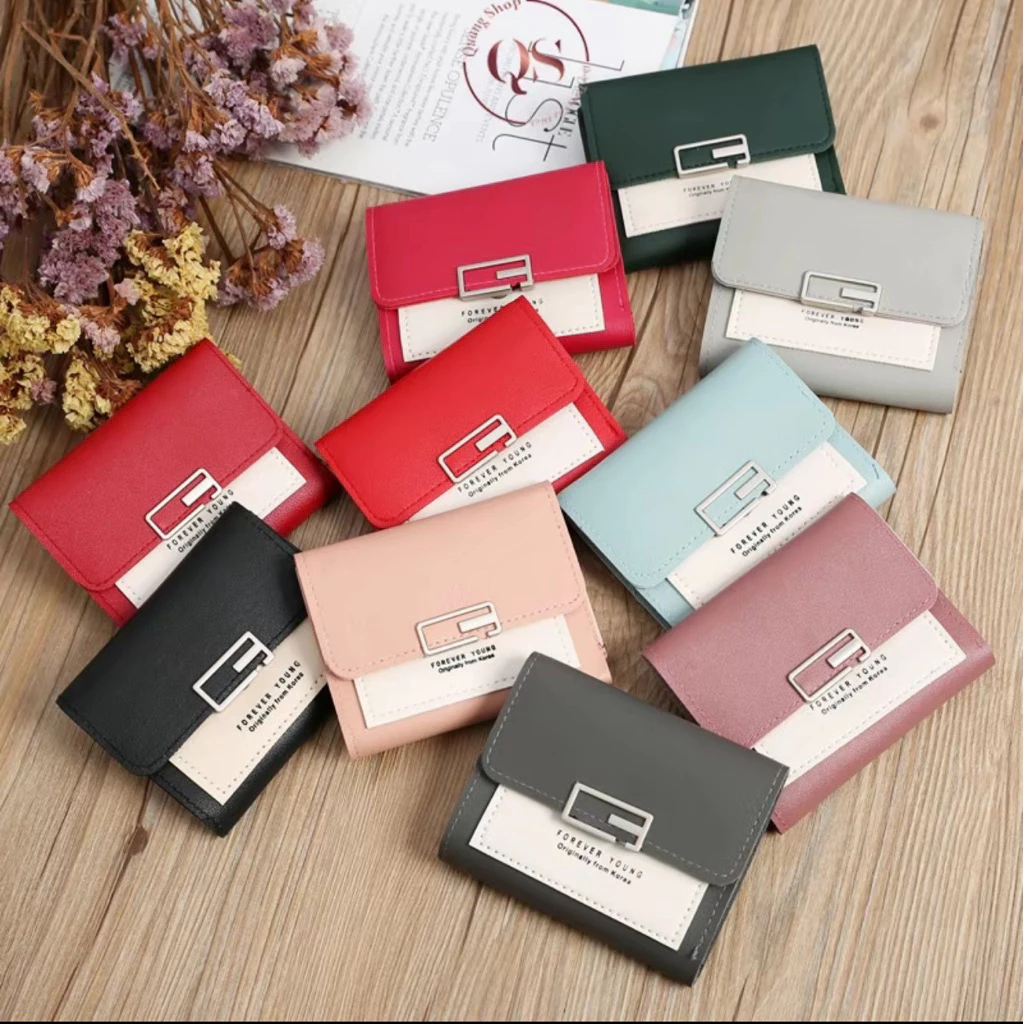 Ví Nữ Đẹp Mini forever lovely Cầm Tay Nhỏ Gọn Nhiều Ngăn Bỏ Túi Thời Trang