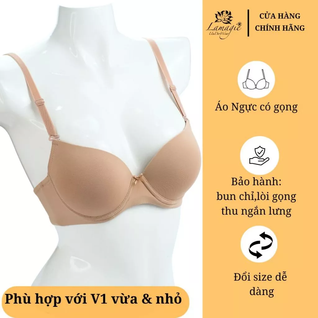 ÁO NGỰC MOUSSE DÀY NÂNG NHIỀU A-96-ĐỆM 4CM, CÓ GỌNG TÔN DÁNG NGỰC NHỎ